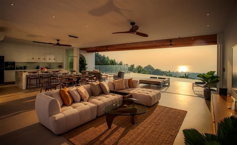 Living Room at Sunset